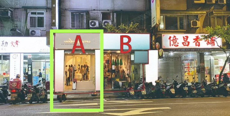 內湖站人潮金店面